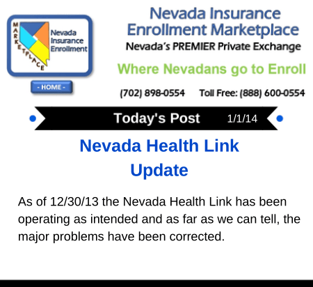 Post 1-1-14 | Nevada Health Link Update