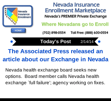 Post 2-14-14 | AP releases article about Exchange in Nevada