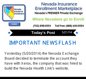 Post 5-21-14 | Nevada Exchange terminates account with XEROX