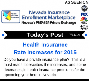 Post 7-11-14 | Health Insurance Rate Increases for 2015