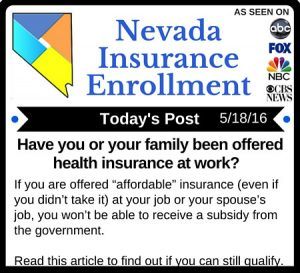 Post 5-18-16 | Been offered Health Insurance at work?
