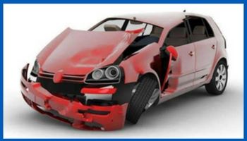 Badly damaged car - Auto Insurance in Las Vegas, Nevada