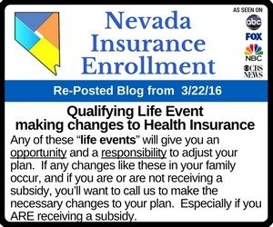 RePost - Qualifying Life Event making changes to Health Insurance