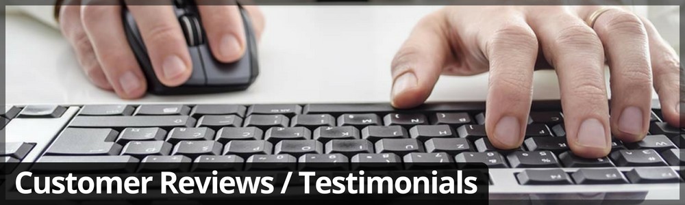 Customer Reviews and Testimonials MAIN page image