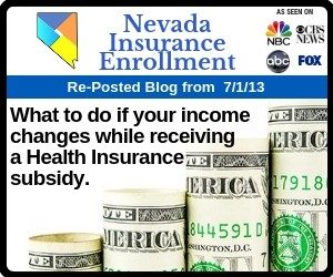 RePost - Income changes while receiving a Health Insurance subsidy