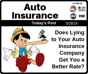 Post - Does Lying to Your Auto Insurance Company Get You a Better Rate?