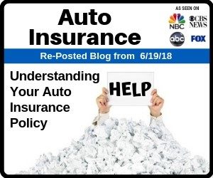 RePost - Understanding Your Auto Insurance Policy
