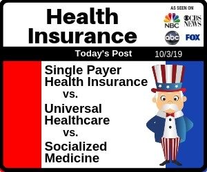 Post - Single Payer Health Insurance vs. Universal Healthcare vs. Socialized Medicine