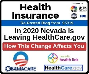 RePost - Health Insurance - Nevada Is Leaving HealthCare-gov in 2020