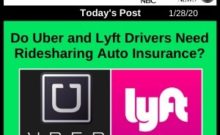 Post - Do Uber and Lyft Drivers Need Ridesharing Auto Insurance