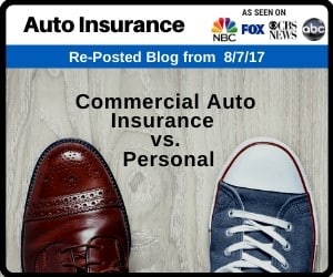 RePost - Commercial Auto Insurance vs. Personal Auto Insurance