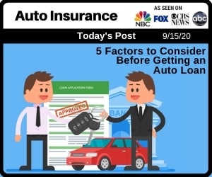 Post - 5 Factors to Consider Before Getting an Auto Loan